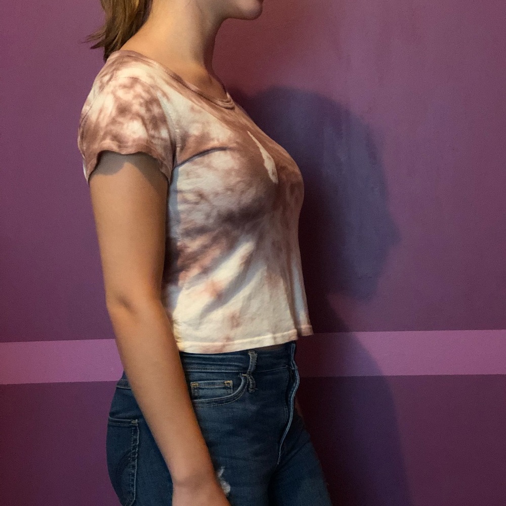 Brandy Melville Tye-Dye Crop Top